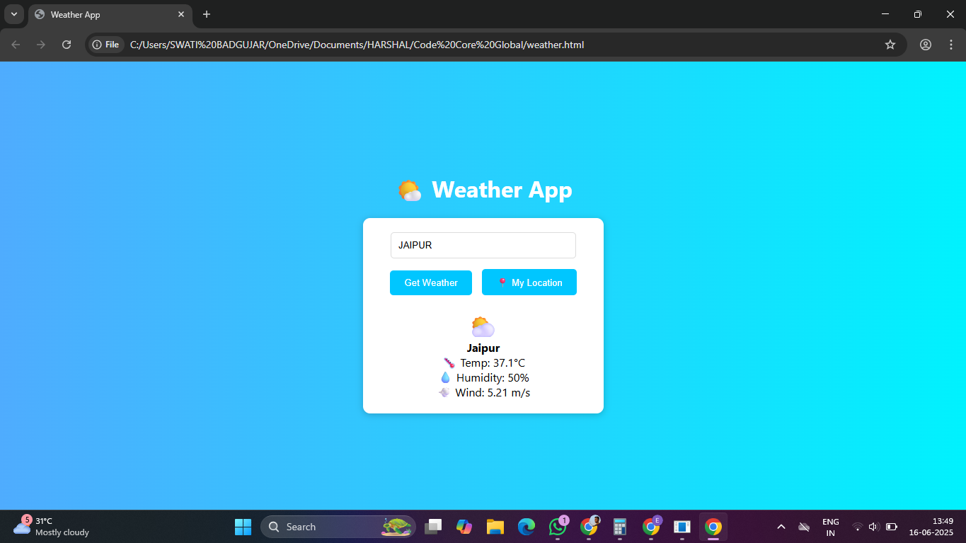 Weather App